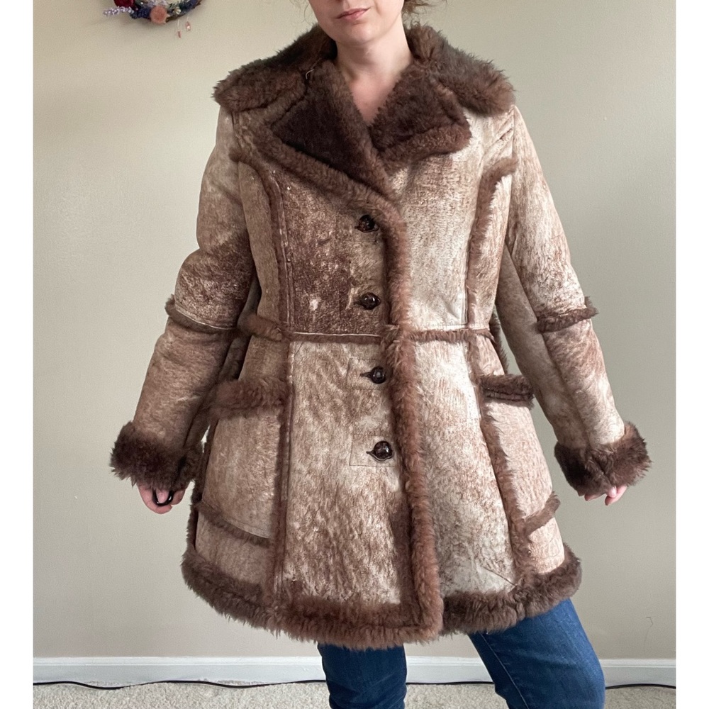 Shearling Fur Coat - image 1